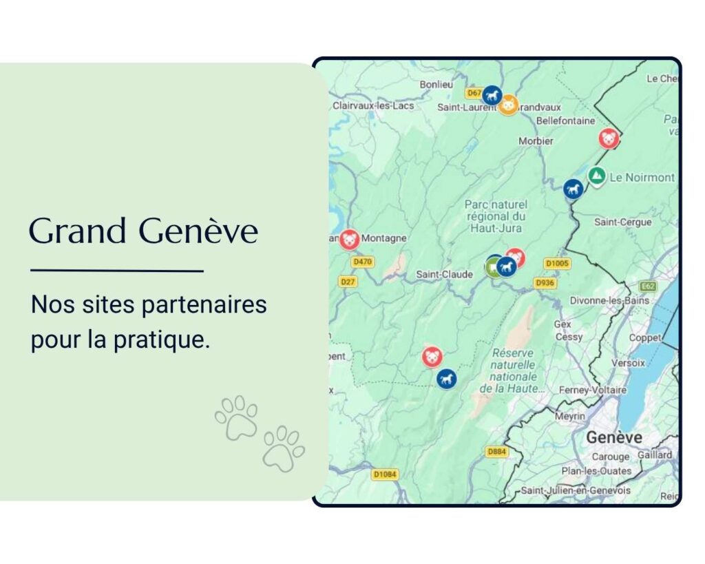 ESAO Grand geneve nos sites partenaires pour la pratique